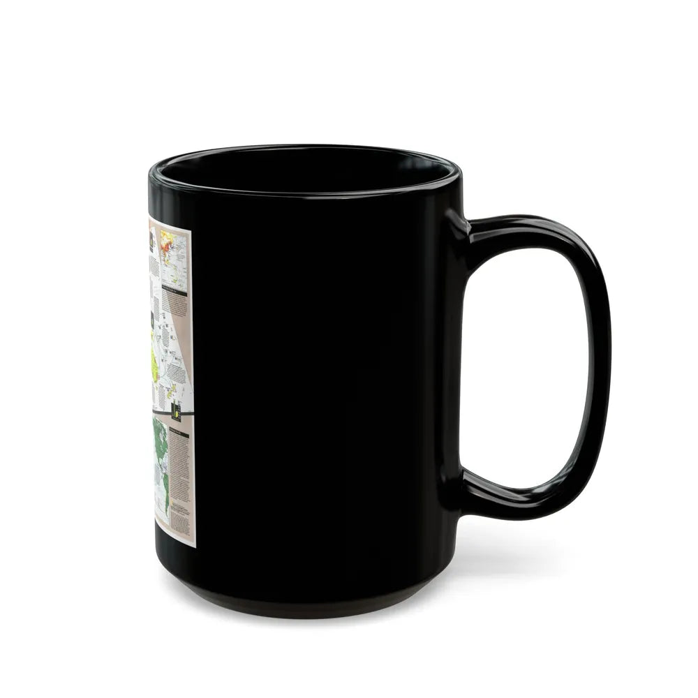 Pacific - Western Rim (1989) (Map) Black Coffee Mug-Go Mug Yourself