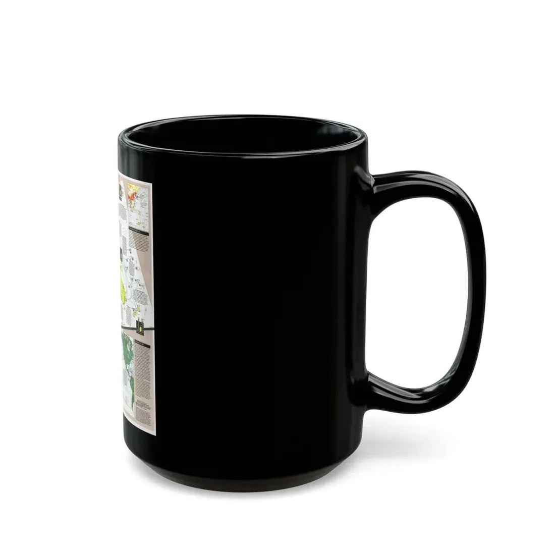 Pacific - Western Rim (1989) (Map) Black Coffee Mug - Go Mug Yourself