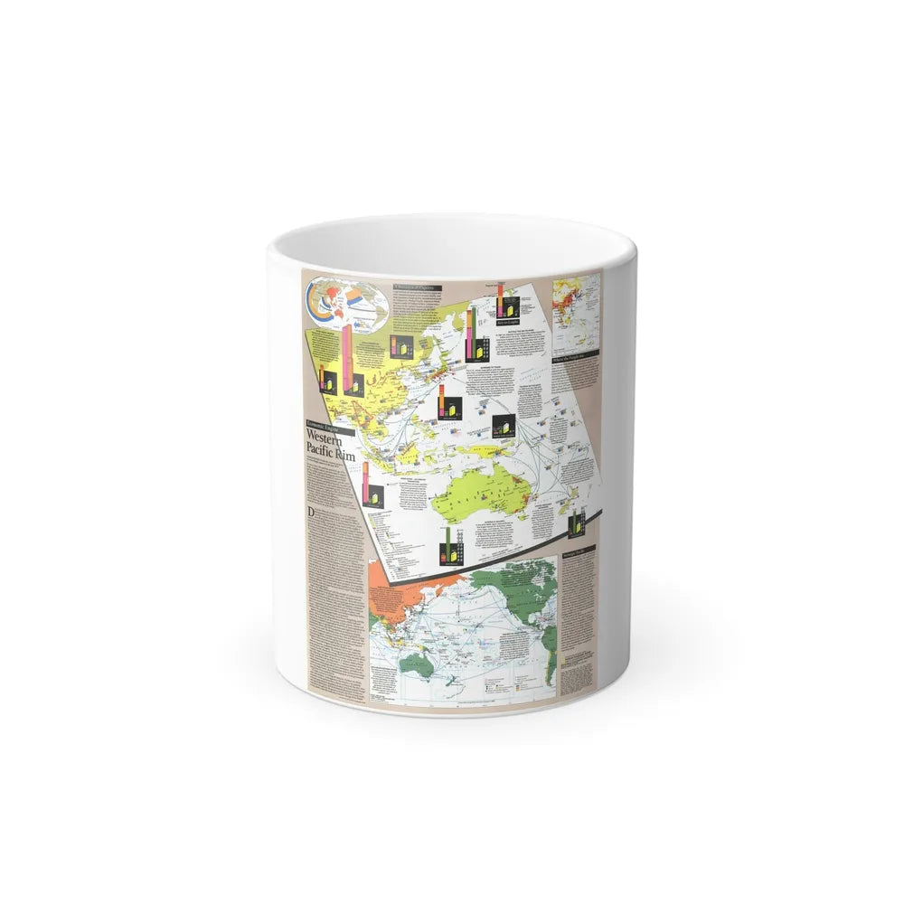 Pacific - Western Rim (1989) (Map) Color Changing Mug 11oz-11oz-Go Mug Yourself