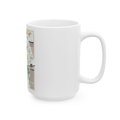 Pacific - Western Rim (1989) (Map) White Coffee Mug-Go Mug Yourself