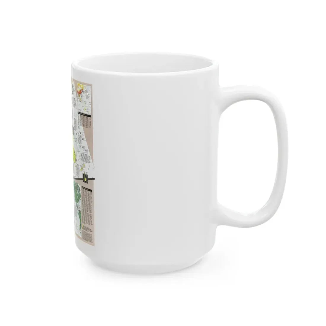 Pacific - Western Rim (1989) (Map) White Coffee Mug - Go Mug Yourself