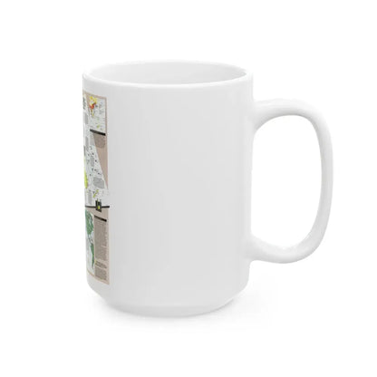 Pacific - Western Rim (1989) (Map) White Coffee Mug - Go Mug Yourself