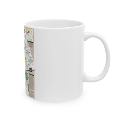 Pacific - Western Rim (1989) (Map) White Coffee Mug-Go Mug Yourself