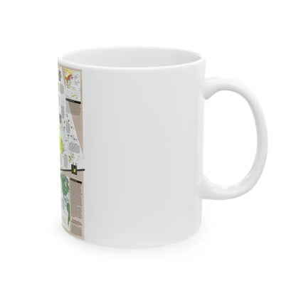 Pacific - Western Rim (1989) (Map) White Coffee Mug - Go Mug Yourself