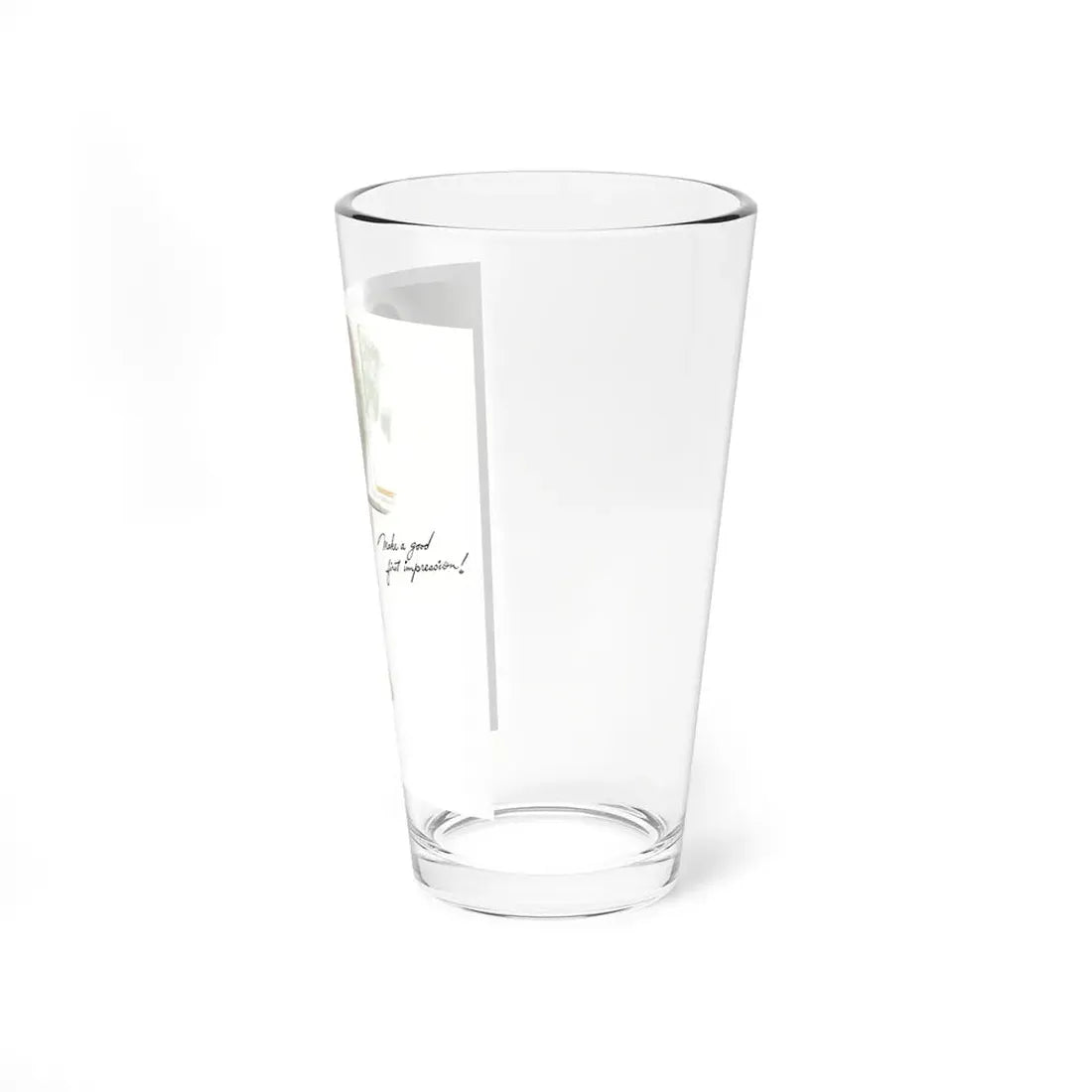 Pacific Worsted advertisement, 1943 (Magazine Illustration) Pint Glass 16oz - Go Mug Yourself