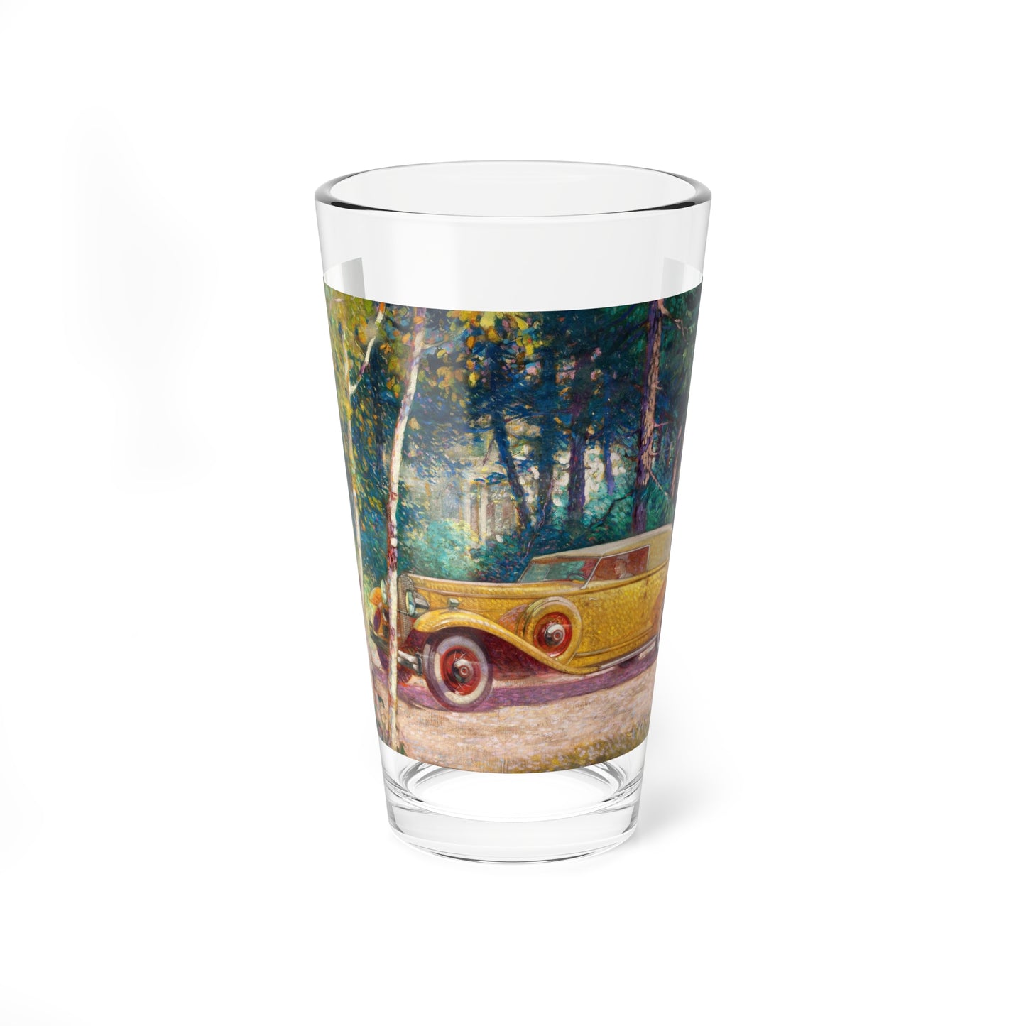 Packard Motor Car Company advertisement (Magazine Illustration) Pint Glass 16oz-16oz-Go Mug Yourself