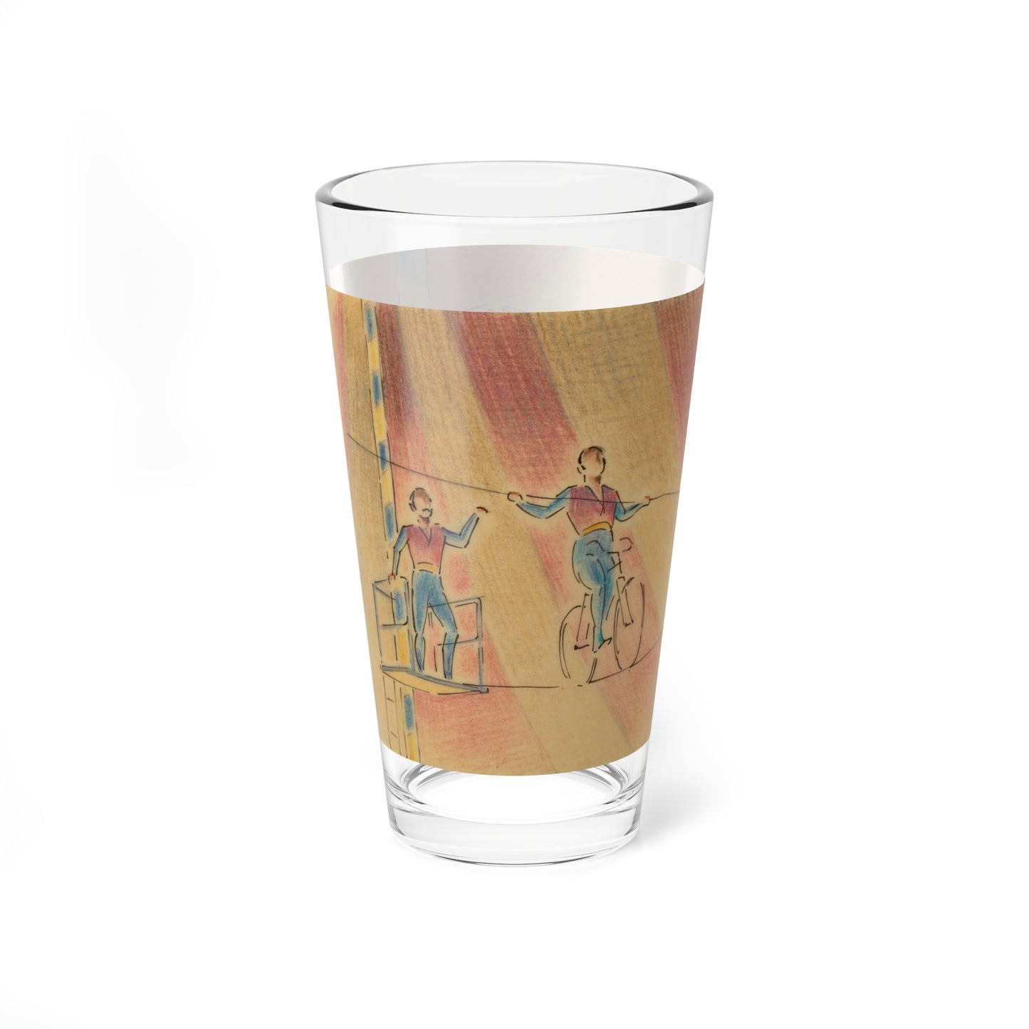 Paddington at the Circus, interior book illustration, 1974 (Magazine Illustration) Pint Glass 16oz-Go Mug Yourself