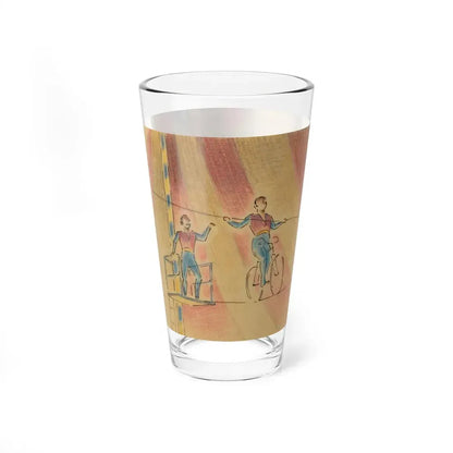 Paddington at the Circus, interior book illustration, 1974 (Magazine Illustration) Pint Glass 16oz - Go Mug Yourself