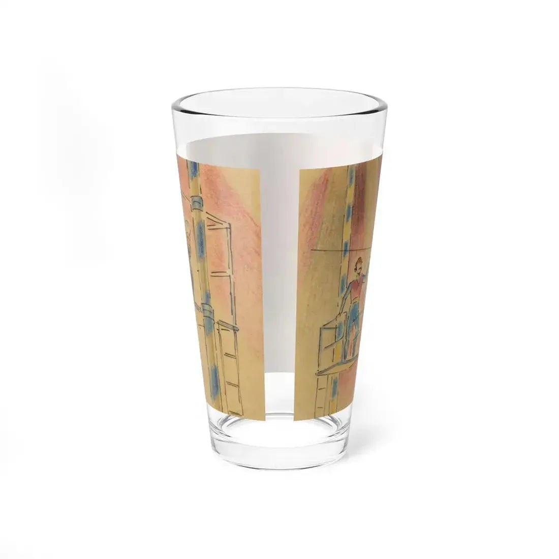 Paddington at the Circus, interior book illustration, 1974 (Magazine Illustration) Pint Glass 16oz - Go Mug Yourself