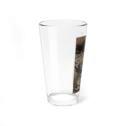 Paddling in the Moonlight (Magazine Illustration) Pint Glass 16oz - Go Mug Yourself