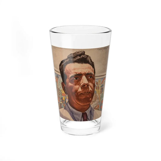 Padilla, Time magazine cover, April 6, 1946 (Magazine Illustration) Pint Glass 16oz 16oz - Go Mug Yourself