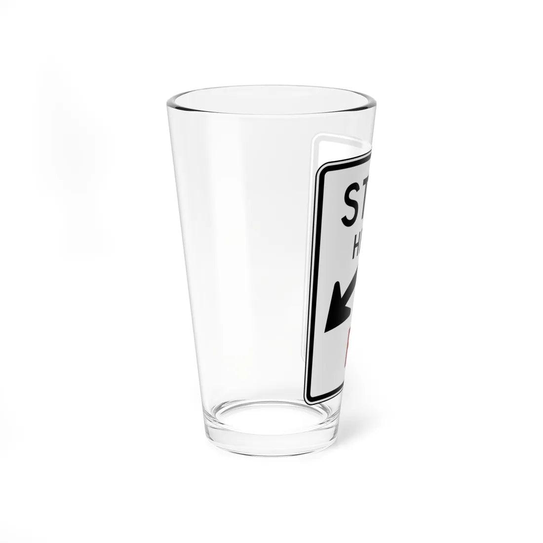 PADOT R10-6A (Pennsylvania) (Road Sign) Pint Glass 16oz - Go Mug Yourself