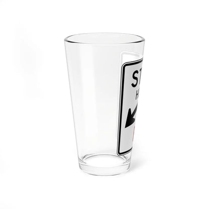 PADOT R10-6A (Pennsylvania) (Road Sign) Pint Glass 16oz - Go Mug Yourself