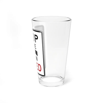 PADOT R10-6A (Pennsylvania) (Road Sign) Pint Glass 16oz - Go Mug Yourself