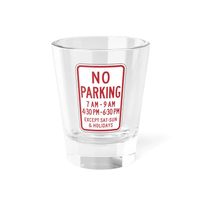 PADOT R7-5T (Pennsylvania) (Road Sign) Shot Glass 1.5oz 1.5oz - Go Mug Yourself