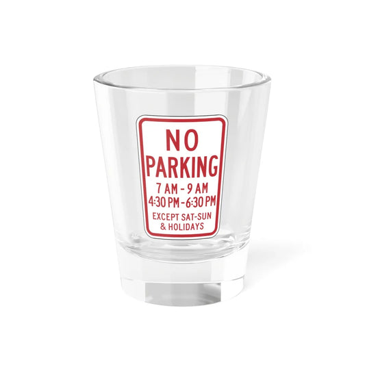 PADOT R7-5T (Pennsylvania) (Road Sign) Shot Glass 1.5oz 1.5oz - Go Mug Yourself