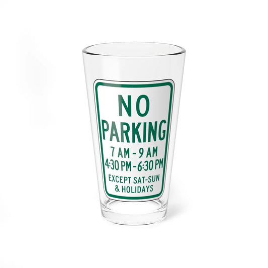 PADOT R7-5X (Pennsylvania) (Road Sign) Pint Glass 16oz 16oz - Go Mug Yourself