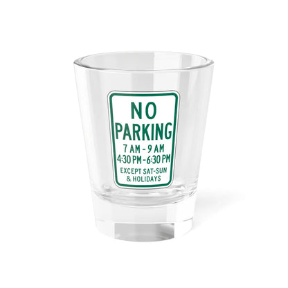 PADOT R7-5X (Pennsylvania) (Road Sign) Shot Glass 1.5oz 1.5oz - Go Mug Yourself