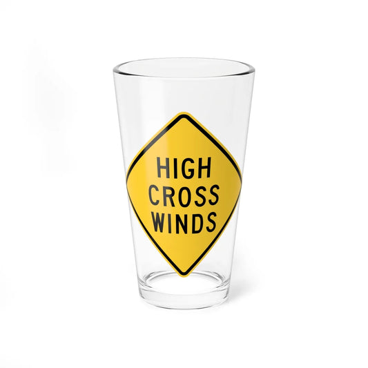 PADOT W14-14 (Pennsylvania) (Road Sign) Pint Glass 16oz 16oz - Go Mug Yourself
