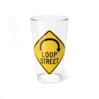 PADOT W14-2-2 (Pennsylvania) (Road Sign) Pint Glass 16oz 16oz - Go Mug Yourself