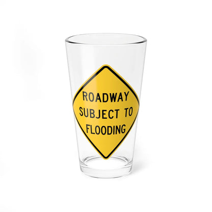 PADOT W8-18 (Pennsylvania) (Road Sign) Pint Glass 16oz 16oz - Go Mug Yourself