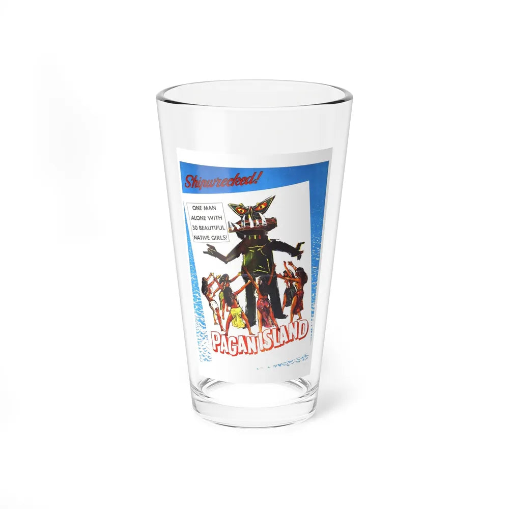 PAGAN ISLAND 1961 Movie Poster - Pint Glass 16oz-16oz-Go Mug Yourself