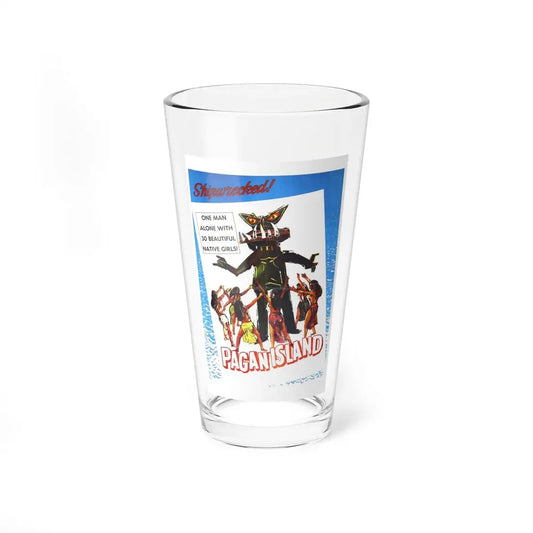 PAGAN ISLAND 1961 Movie Poster - Pint Glass 16oz 16oz - Go Mug Yourself