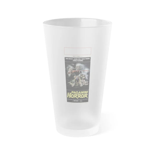 PAGANINI HORROR 1988 Movie Poster - Frosted Pint Glass 16oz-16oz-Frosted-Go Mug Yourself