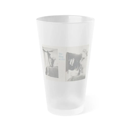 Page0001 (Vintage Female Icon) Frosted Pint Glass 16oz 16oz Frosted - Go Mug Yourself