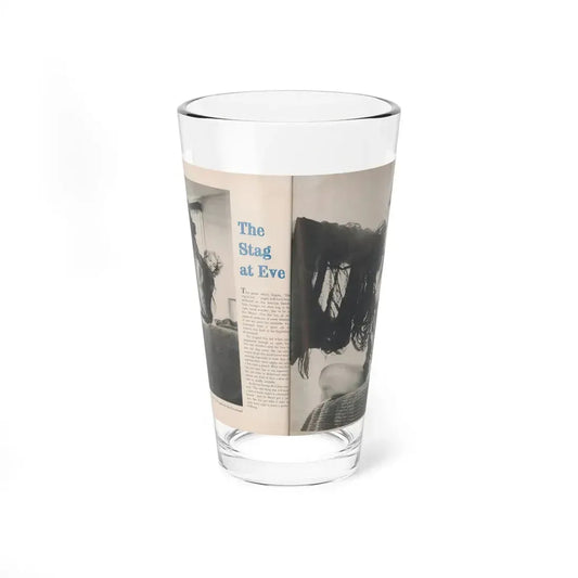 Page0001 (Vintage Female Icon) Pint Glass 16oz 16oz - Go Mug Yourself