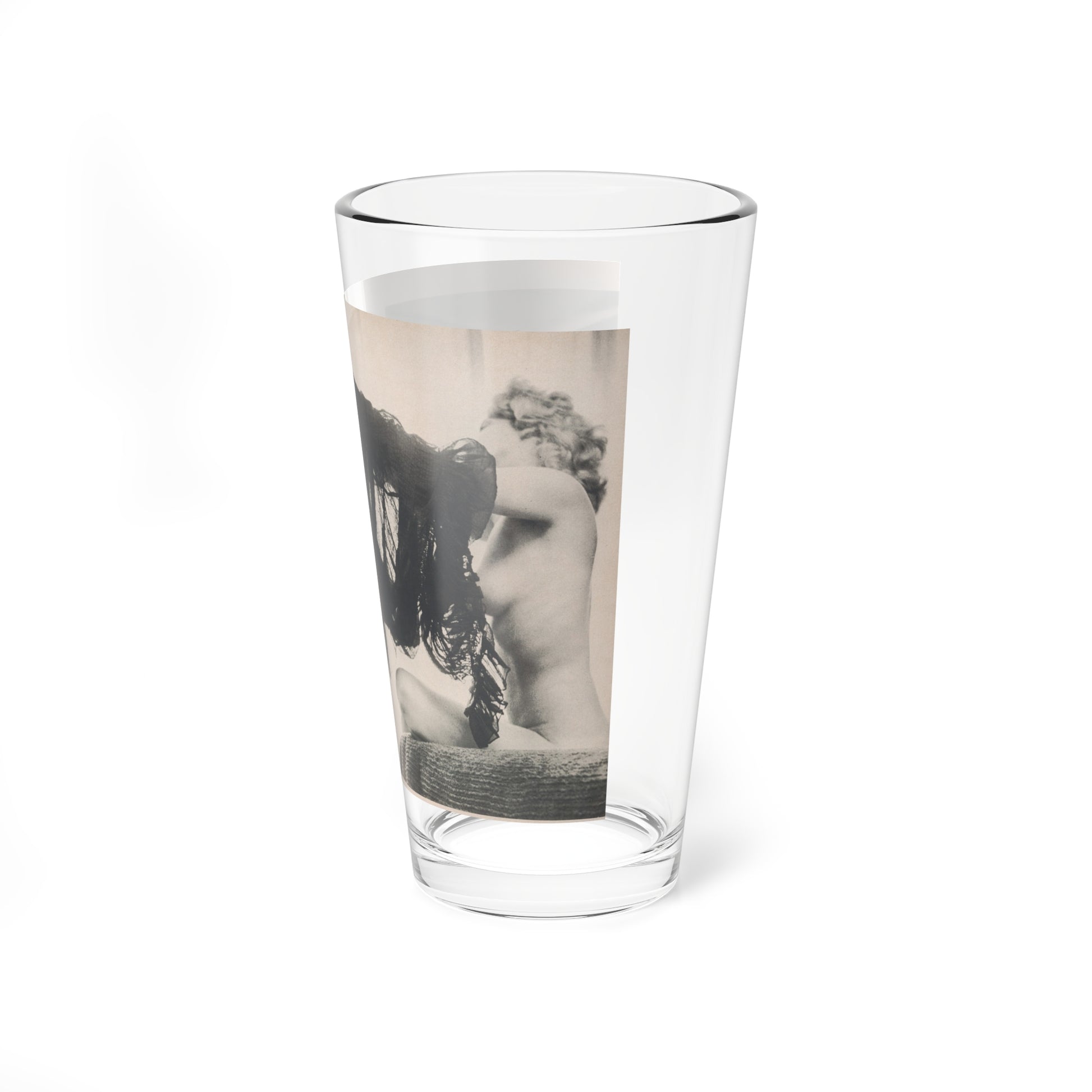 Page0001 (Vintage Female Icon) Pint Glass 16oz-Go Mug Yourself