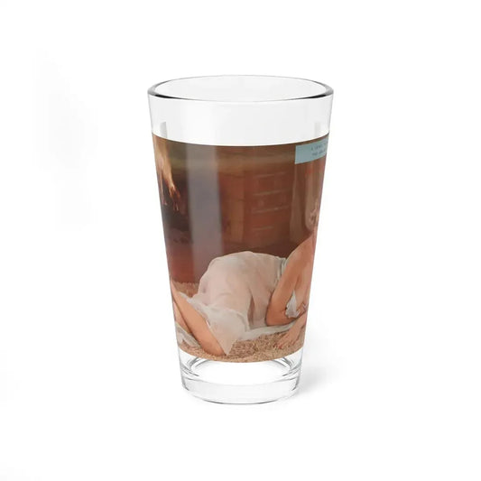 Page00011 (Vintage Female Icon) Pint Glass 16oz 16oz - Go Mug Yourself