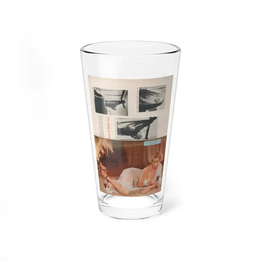 Page00012 (Vintage Female Icon) Pint Glass 16oz 16oz - Go Mug Yourself