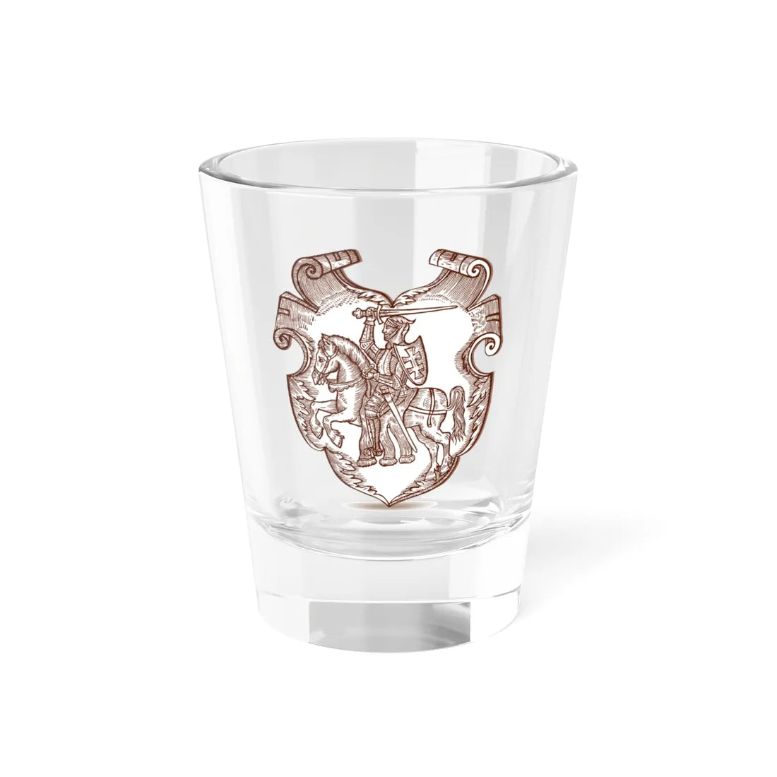 Pahonia. Пагоня A. Guagnini 1578 (Belarus) (Coat of Arms) Shot Glass 1.5oz 1.5oz - Go Mug Yourself