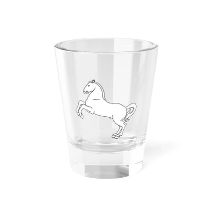 Pahonia-contour horse only (Belarus) (Coat of Arms) Shot Glass 1.5oz 1.5oz - Go Mug Yourself