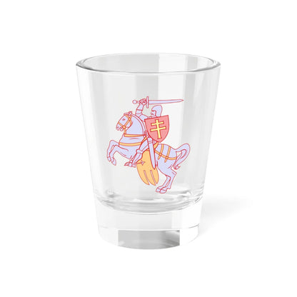 Pahonia-contour multi-color fill available (Belarus) (Coat of Arms) Shot Glass 1.5oz 1.5oz - Go Mug Yourself