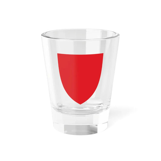 Pahonia-contour red shield (Belarus) (Coat of Arms) Shot Glass 1.5oz 1.5oz - Go Mug Yourself