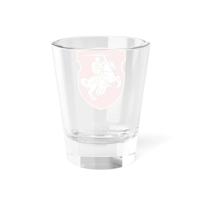 Pahonia-light black contour-golden cross (Belarus) (Coat of Arms) Shot Glass 1.5oz - Go Mug Yourself