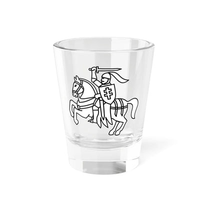 Pahonia of Coat of Arms of Mahiloŭ (Belarus) (Coat of Arms) Shot Glass 1.5oz 1.5oz - Go Mug Yourself