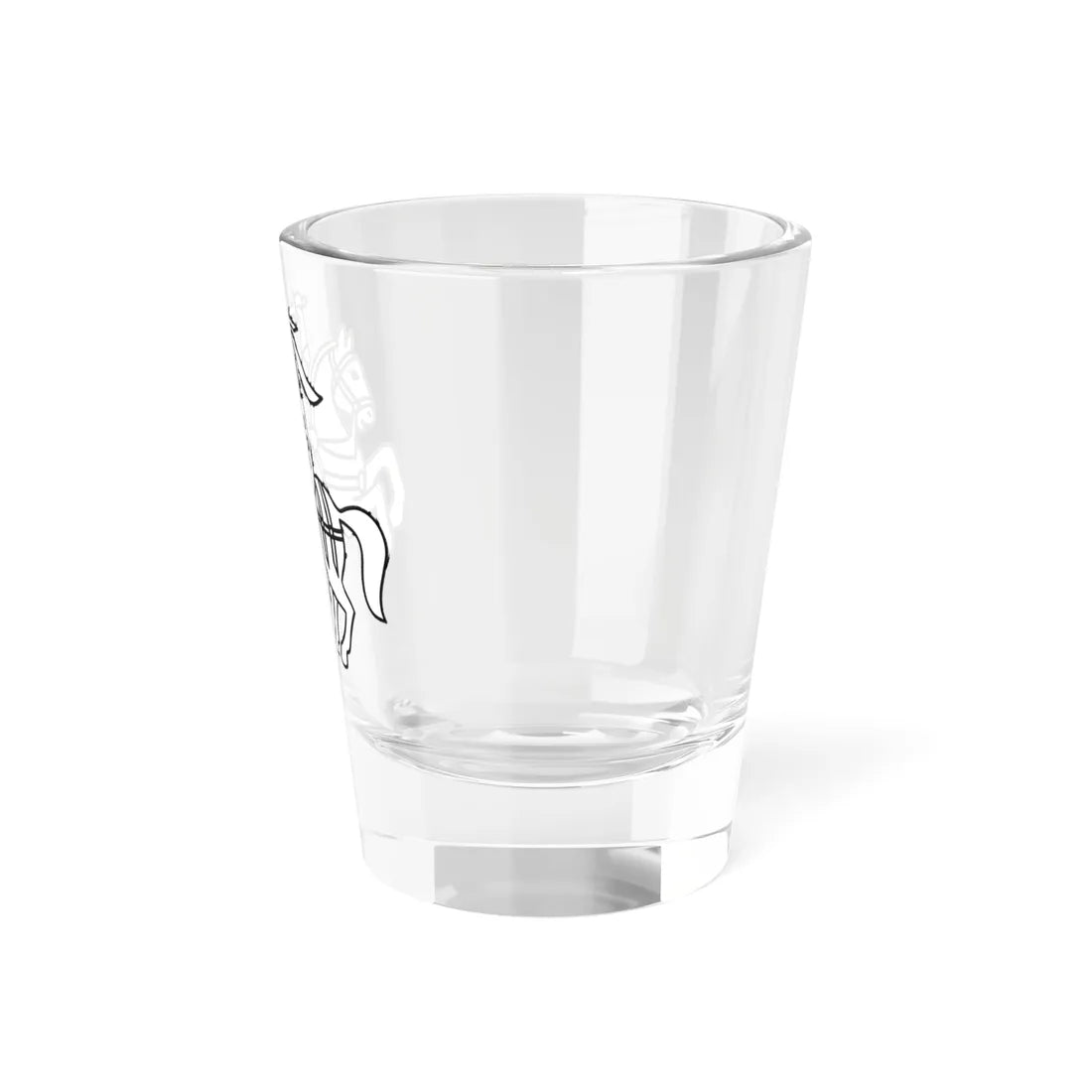 Pahonia of Coat of Arms of Mahiloŭ (Belarus) (Coat of Arms) Shot Glass 1.5oz - Go Mug Yourself