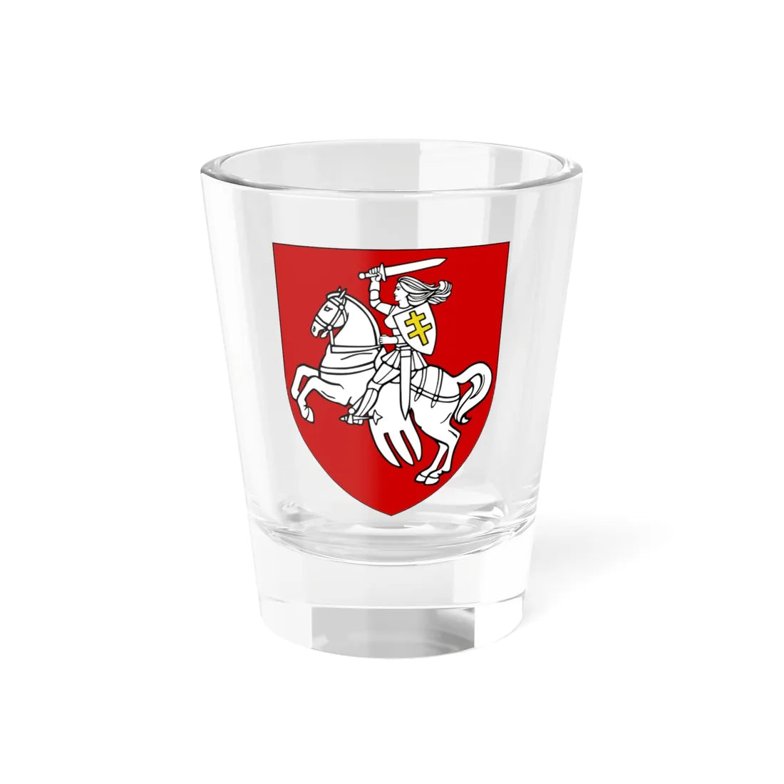 Pahonia womens version (Belarus) (Coat of Arms) Shot Glass 1.5oz 1.5oz - Go Mug Yourself