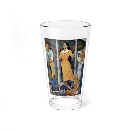Paid in Full, Redbook, July 1951 (Magazine Illustration) Pint Glass 16oz 16oz - Go Mug Yourself