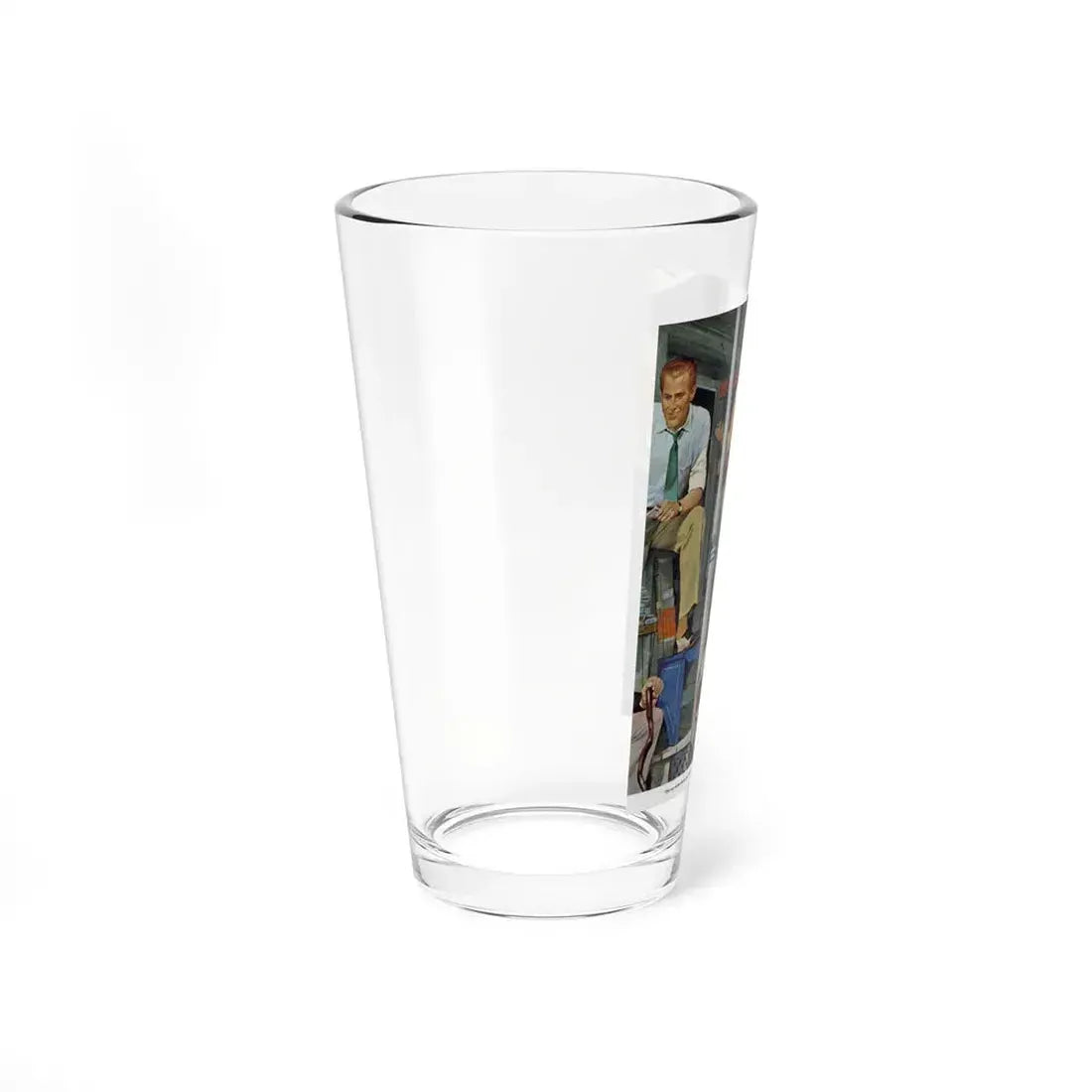 Paid in Full, Redbook, July 1951 (Magazine Illustration) Pint Glass 16oz - Go Mug Yourself