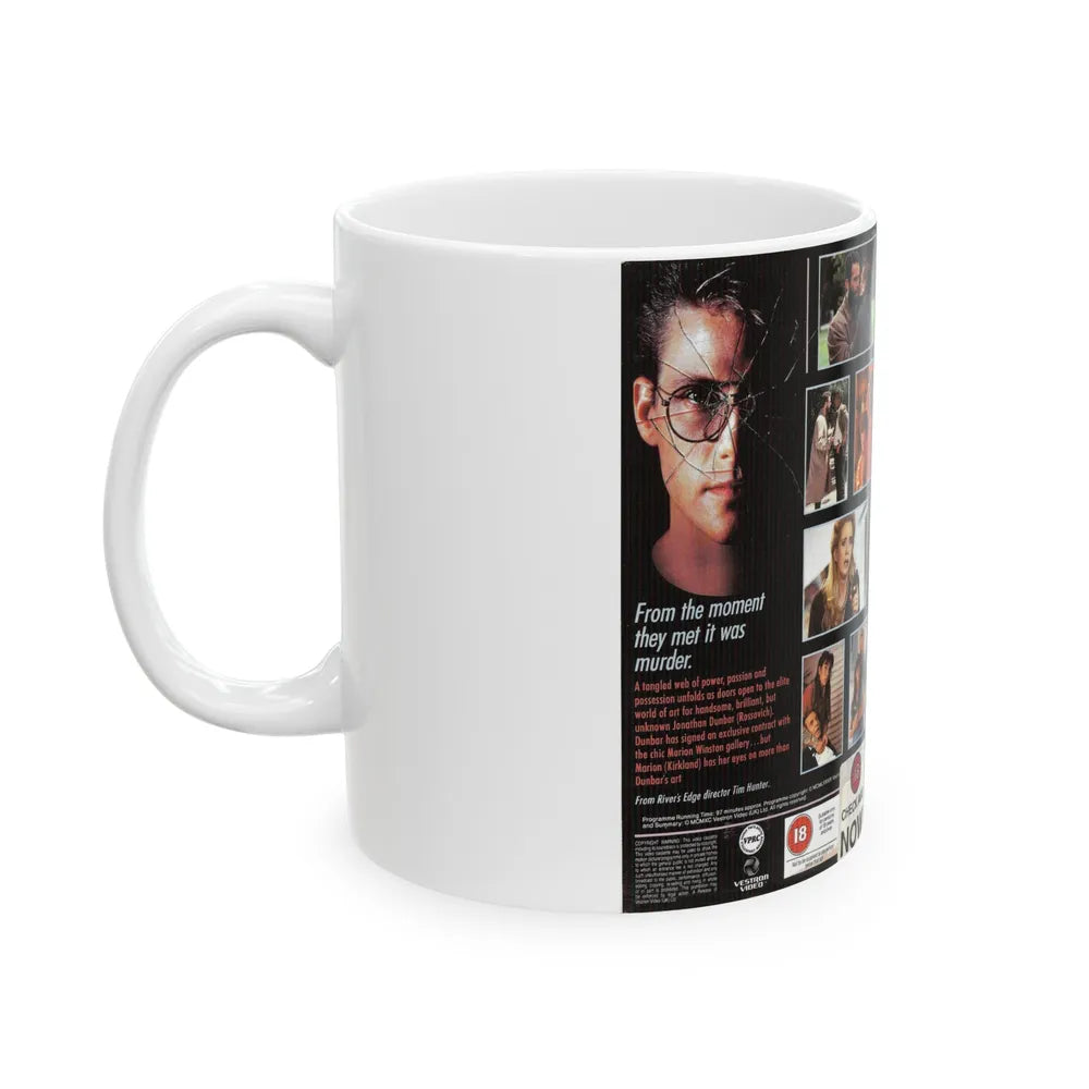 PAINT IT BLACK (VHS COVER) - White Coffee Mug-Go Mug Yourself