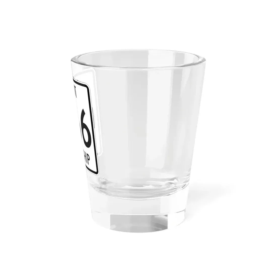 Paint Township Route 666 Holmes County Ohio (Ohio) (Road Sign) Shot Glass 1.5oz - Go Mug Yourself