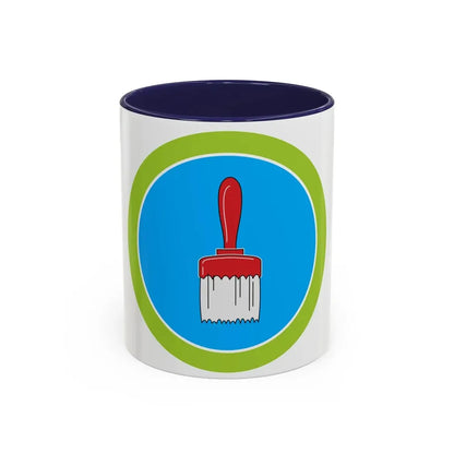 Painting (Boy Scout Merit Badge) Accent Coffee Mug 11oz Navy - Go Mug Yourself