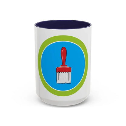 Painting (Boy Scout Merit Badge) Accent Coffee Mug 15oz Navy - Go Mug Yourself