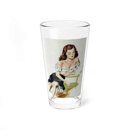 Painting by Eddie Chan (Magazine Illustration) Pint Glass 16oz 16oz - Go Mug Yourself