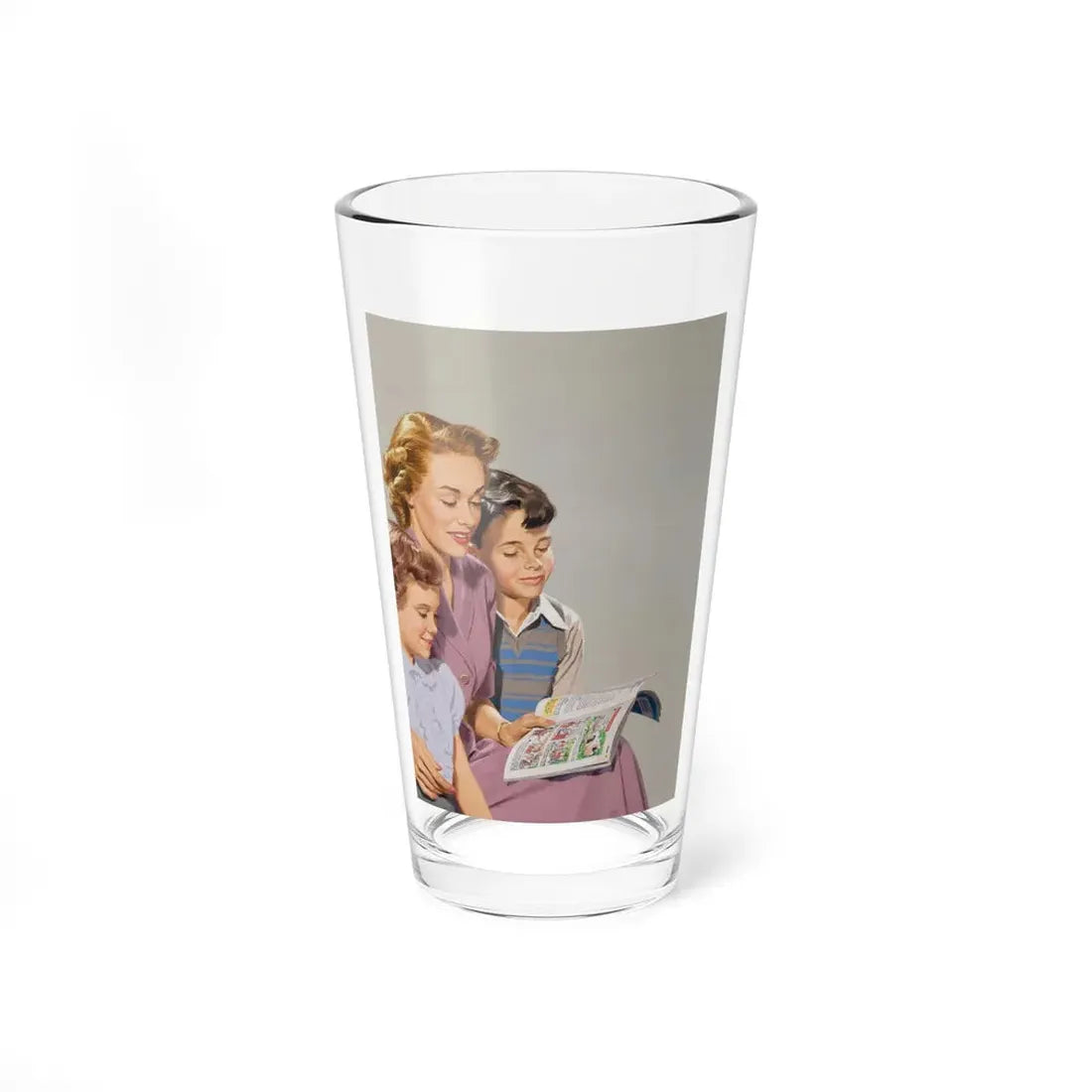 Pair of advertisements 1 (Magazine Illustration) Pint Glass 16oz 16oz - Go Mug Yourself
