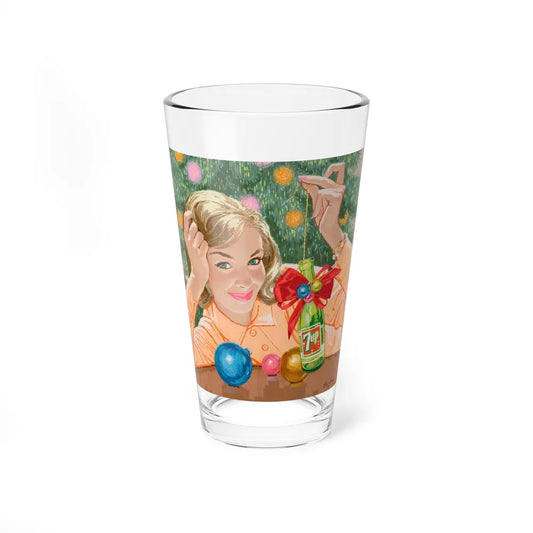 Pair of advertisements 2 (Magazine Illustration) Pint Glass 16oz-16oz-Go Mug Yourself